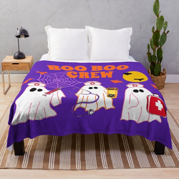 Item preview, Boo Boo Crew Ghost Nurse Halloween Illustration designed and sold by MaiZephyr.