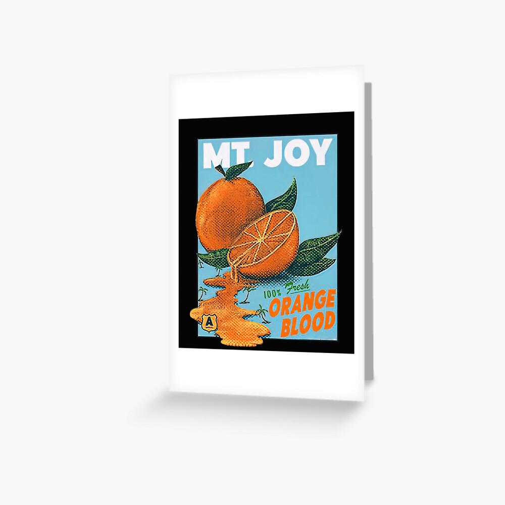 Mt Joy Orange Blood Mt Joy Merch Men Women Boy Girl Sticker