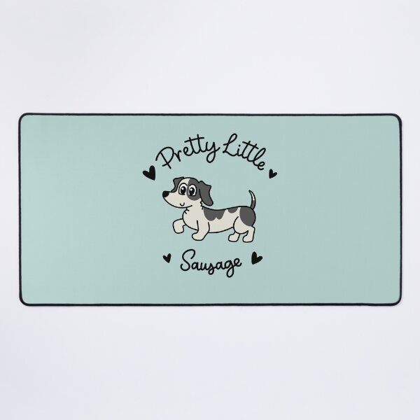 Item preview, Pretty Little Sausage - Adorable Piebald Dachshund Sausage Dog designed and sold by Laura Deakin Artist.