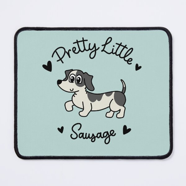 Item preview, Pretty Little Sausage - Adorable Piebald Dachshund Sausage Dog designed and sold by Laura Deakin Artist.