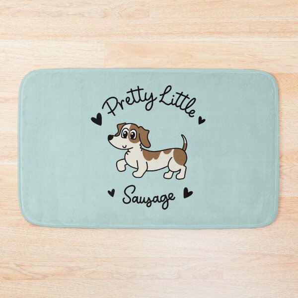 Item preview, Pretty Little Sausage - Adorable Brown Piebald Dachshund Sausage Dog designed and sold by Laura Deakin Artist.