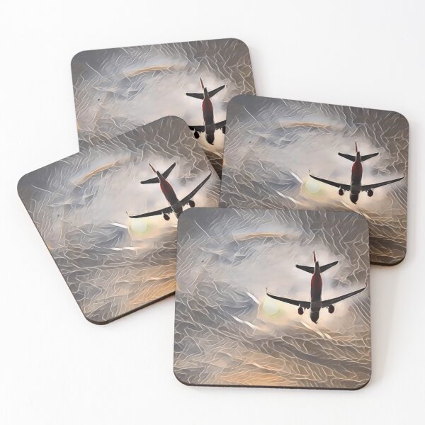 Item preview, Airplane Soaring Through Dramatic Skies In Gemstone designed and sold by Fearless-Fox.