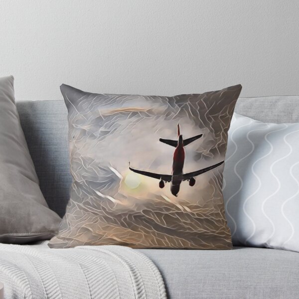 Item preview, Airplane Soaring Through Dramatic Skies In Gemstone designed and sold by Fearless-Fox.