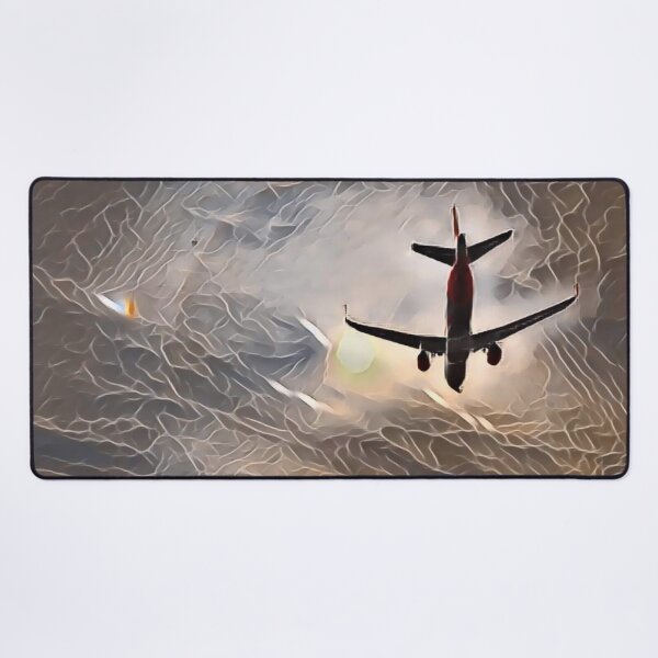 Item preview, Airplane Soaring Through Dramatic Skies In Gemstone designed and sold by Fearless-Fox.