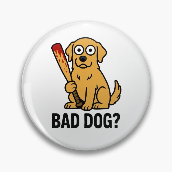 Item preview, Golden Retriever Baseball Bat Humor designed and sold by Flying Doggo.