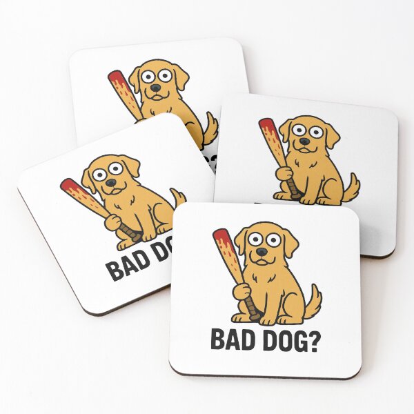 Item preview, Golden Retriever Baseball Bat Humor designed and sold by Flying Doggo.