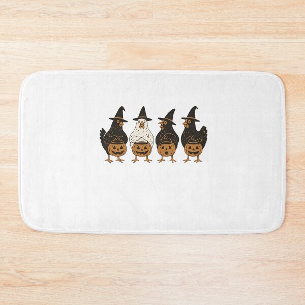 Item preview, Funny Halloween Chicken Doormat designed and sold by Lucrecefouche.