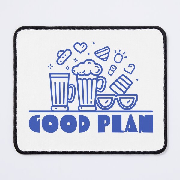Item preview, Good Plan – Bachelor Party Outline Icons designed and sold by Absyntart.