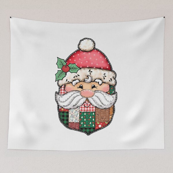 Item preview, Patchwork Santa Claus designed and sold by Lucrecefouche.