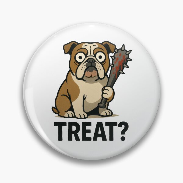 Item preview, English Bulldog Dark Humor Cartoon Design designed and sold by Flying Doggo.