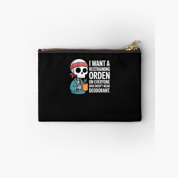 Item preview, Skeleton Coffee Quote - I Want a Restraining Order on Everyone who Doesn't wear designed and sold by MissRasheedHam.