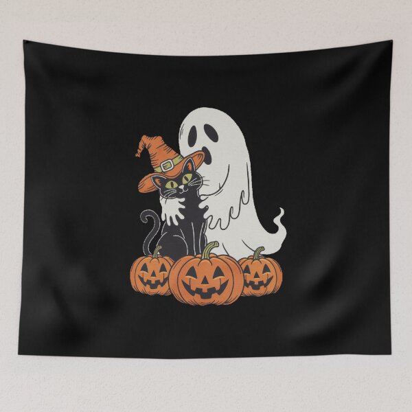 Item preview, Halloween shopping black cat designed and sold by CandyVenom.