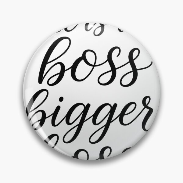 Item preview,  She is the Boss – Bigger Boss Calligraphy Art designed and sold by Adanne Chukwudi.