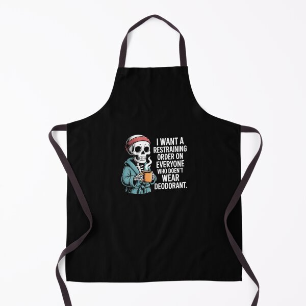 Item preview, Skeleton Coffee Quote - I Want a Restraining Order on Everyone who Doesn't wear designed and sold by MissRasheedHam.