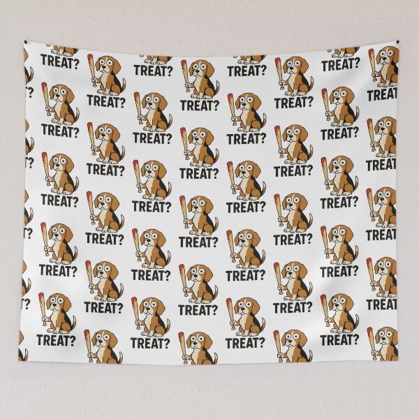Item preview, Beagle Cartoon Dark Humor Baseball Bat designed and sold by Flying Doggo.