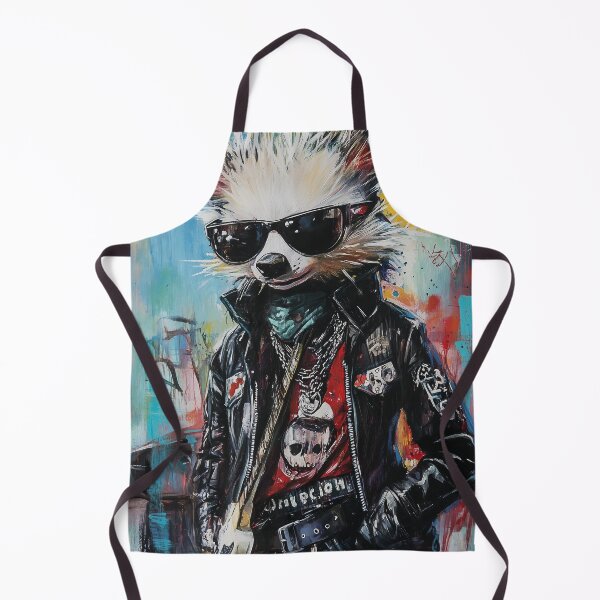 Item preview, Punk Rock Dog with Guitar, Sunglasses and Leather Jacket designed and sold by LaboPrint.