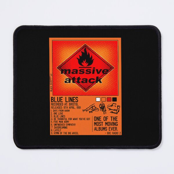 Item preview, Massive Attack Blue Lines Celebratory Print designed and sold by EmanueLeus.