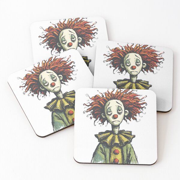 Item preview, A Sad Halloween Clown designed and sold by bapupa.