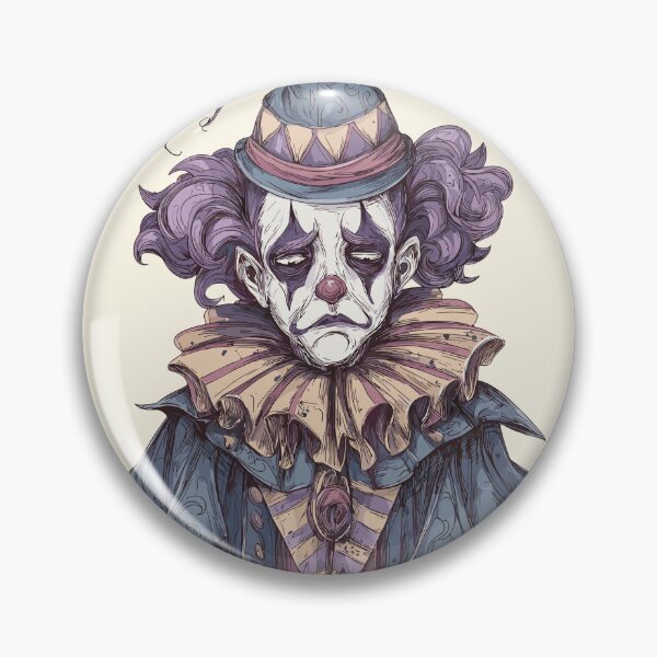 Item preview, The Sad Halloween Clown designed and sold by bapupa.
