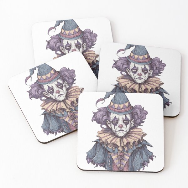 Item preview, The Sad Halloween Clown designed and sold by bapupa.