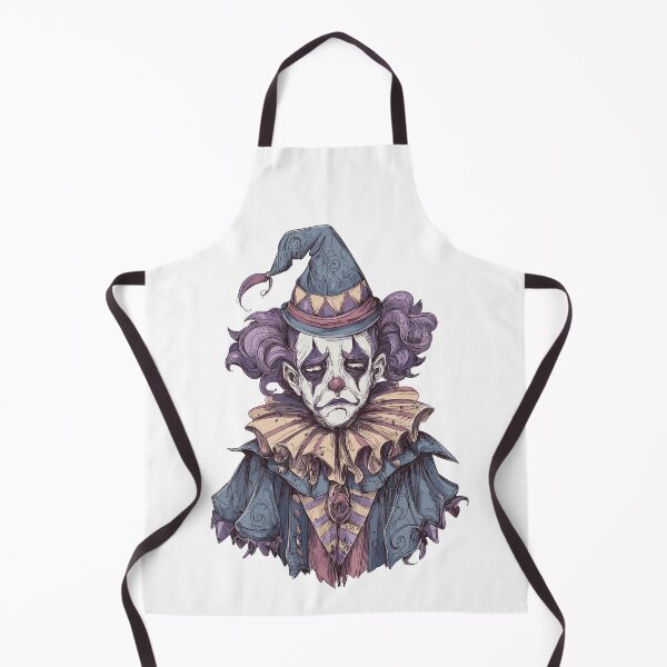 Item preview, The Sad Halloween Clown designed and sold by bapupa.