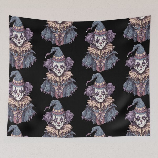 Item preview, The Sad Halloween Clown designed and sold by bapupa.
