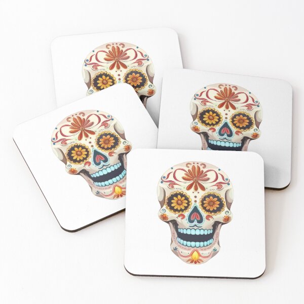 Item preview, His Sugar Skull for Day of the Dead designed and sold by FlatFashionista.