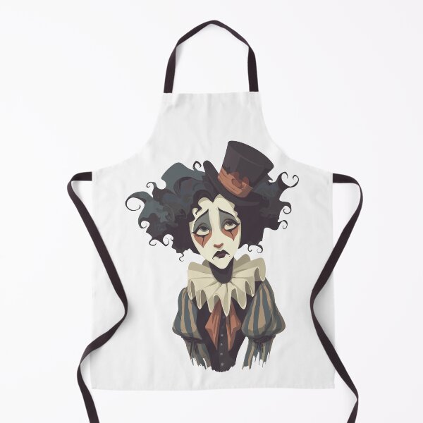 Item preview, Sad Halloween Clown Girl designed and sold by bapupa.