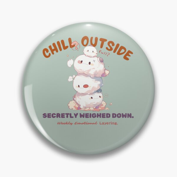 Item preview, Chill Outside – Secretly Weighed Down Marshmallow Stack designed and sold by bugnoodle™ .