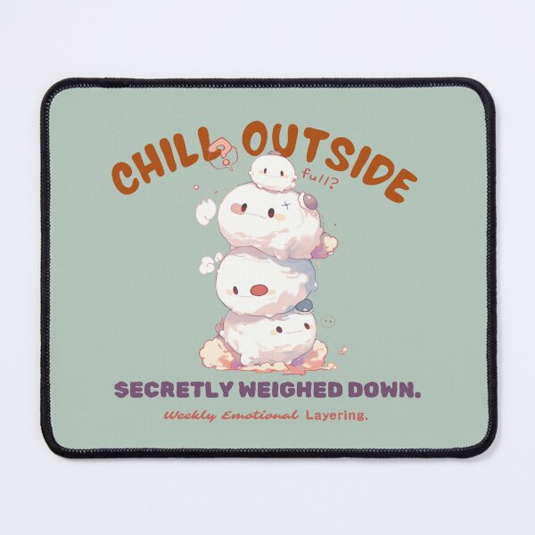 Item preview, Chill Outside – Secretly Weighed Down Marshmallow Stack designed and sold by bugnoodle™ .