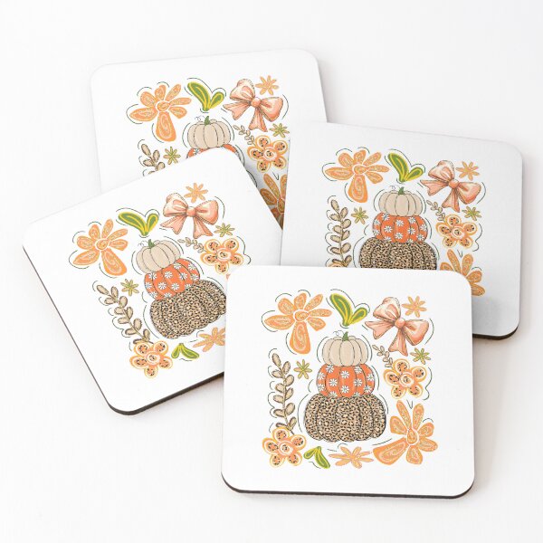Item preview, Floral Fall Pumpkin designed and sold by Lucrecefouche.