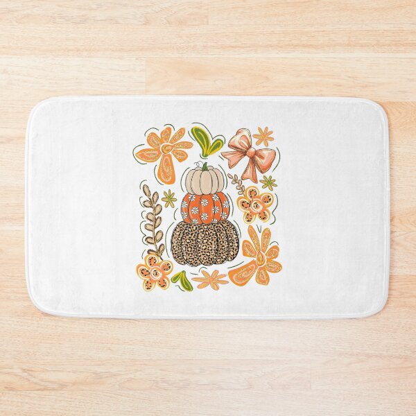 Item preview, Floral Fall Pumpkin designed and sold by Lucrecefouche.