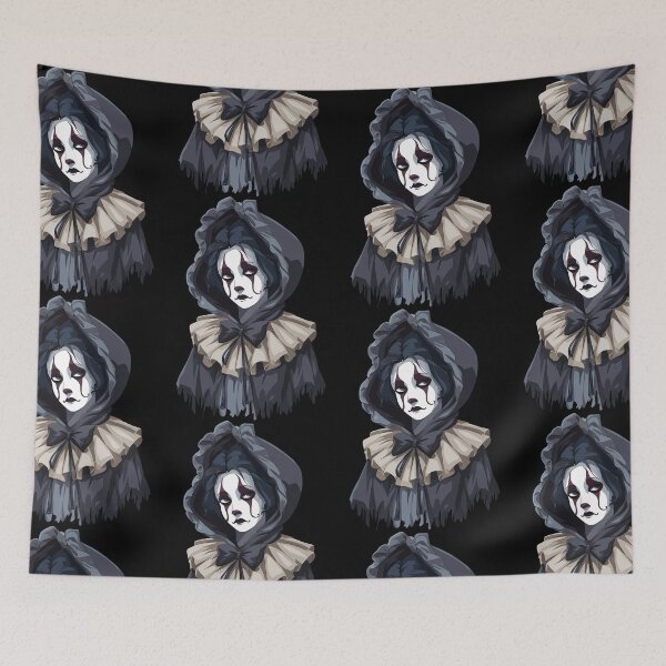 Item preview, A Sad Halloween Clown Girl designed and sold by bapupa.