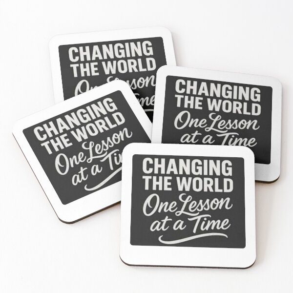 Item preview, Changing The World One Lesson At A Time designed and sold by TKHdesigns.