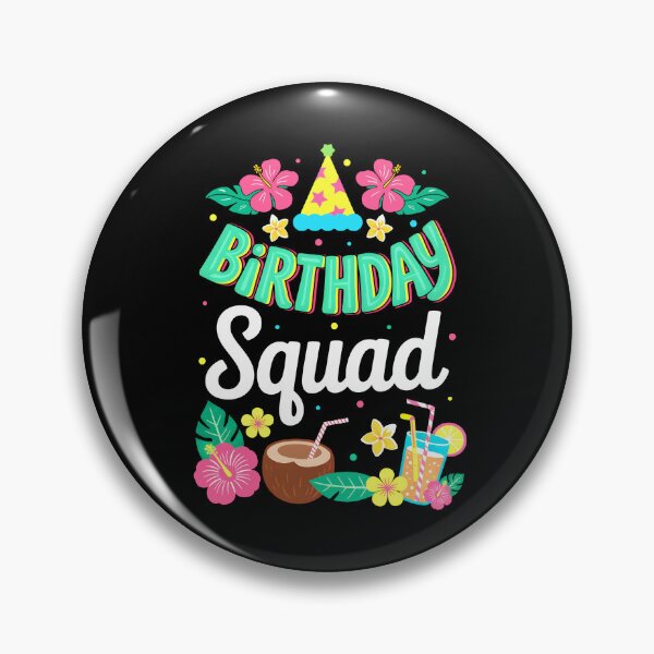 Item preview, Hawaii Birthday Squad Aloha Hawaiian Luan Party designed and sold by KarimSoCute.