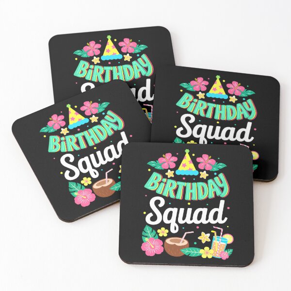 Item preview, Hawaii Birthday Squad Aloha Hawaiian Luan Party designed and sold by KarimSoCute.