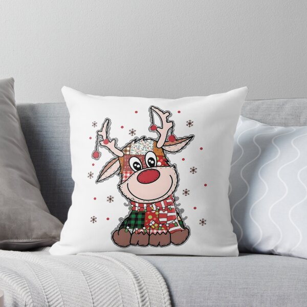 Item preview, Patchwork Christmas Reindeer designed and sold by Lucrecefouche.