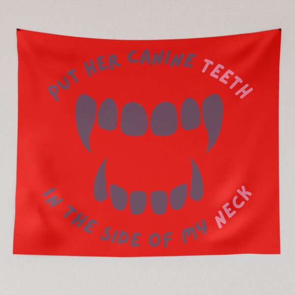 Artikelvorschau, Red Wine Supernova - Songtext „Put her canine teeth“ entworfen und verkauft von DivaDown99.