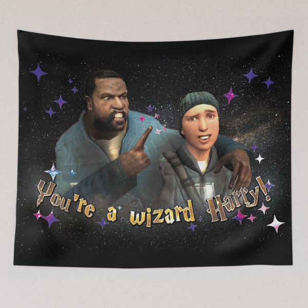 Item preview, You're a wizard! vintage meme nostalgia designed and sold by Kateydraws.