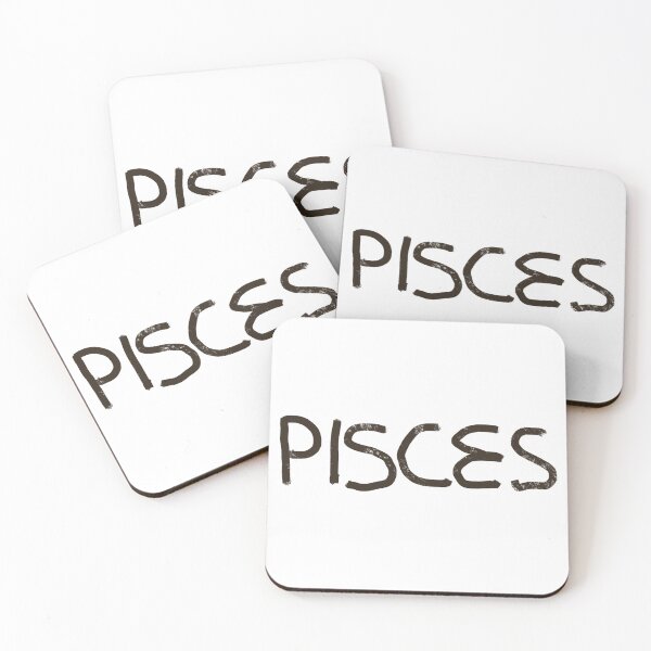 Item preview, Handwritten Pisces astrological star sign TEXT ONLY designed and sold by JashJhaveri.
