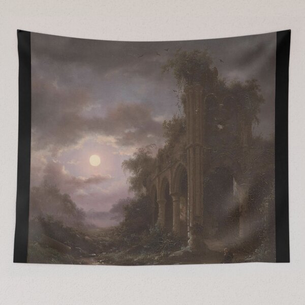Item preview, Fredrik Marinus Kruseman Meditating Monk at Night designed and sold by Vintage Designs +.
