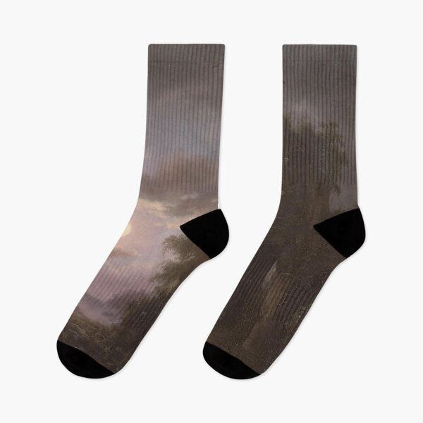 Item preview, Fredrik Marinus Kruseman Meditating Monk at Night designed and sold by Vintage Designs +.