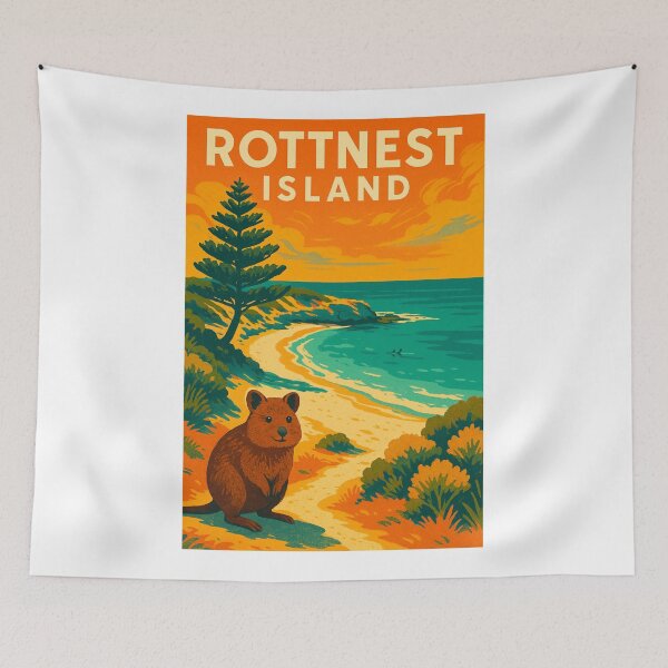 Item preview, Sunset Quokka at Rottnest Island, Australia designed and sold by Aryabek.