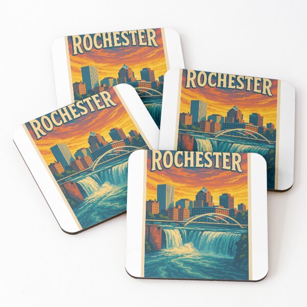 Item preview,  High Falls and Skyline of Rochester, New York designed and sold by Aryabek.