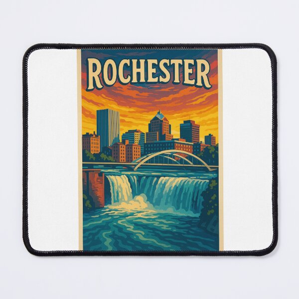Item preview,  High Falls and Skyline of Rochester, New York designed and sold by Aryabek.