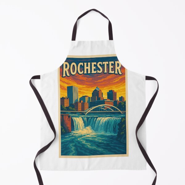 Item preview,  High Falls and Skyline of Rochester, New York designed and sold by Aryabek.