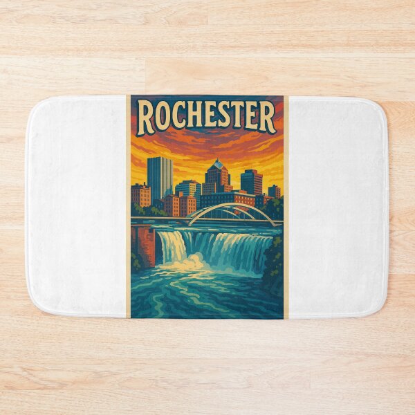 Item preview, High Falls and Skyline of Rochester, New York designed and sold by Aryabek.