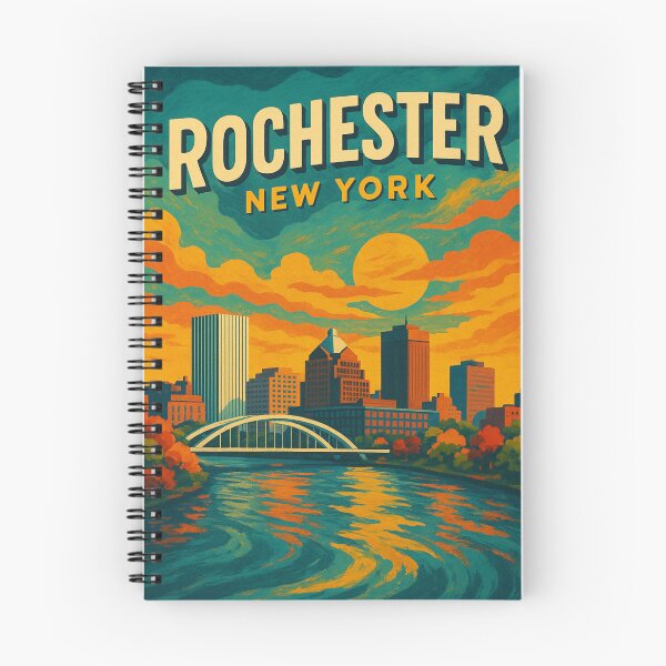 Item preview,  Rochester New York Skyline at Sunset designed and sold by Aryabek.