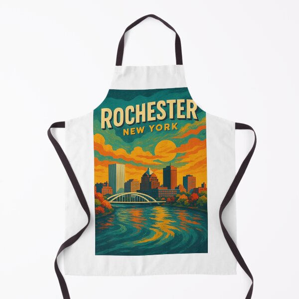 Item preview,  Rochester New York Skyline at Sunset designed and sold by Aryabek.