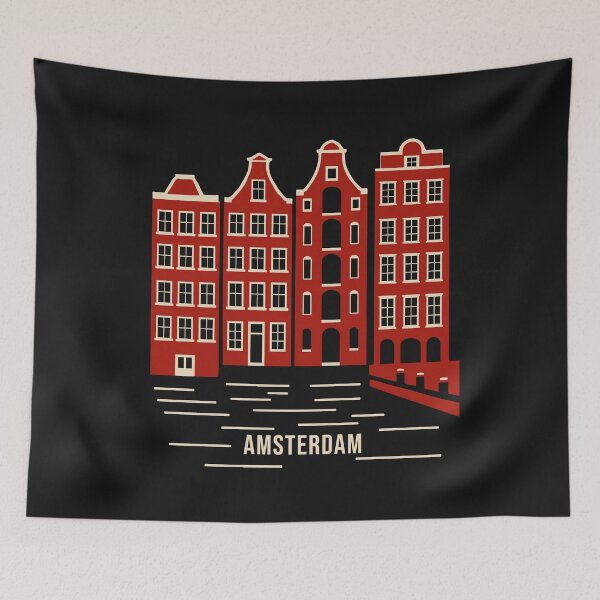 Item preview, Amsterdam Vintage Travel Poster designed and sold by rogue-design.